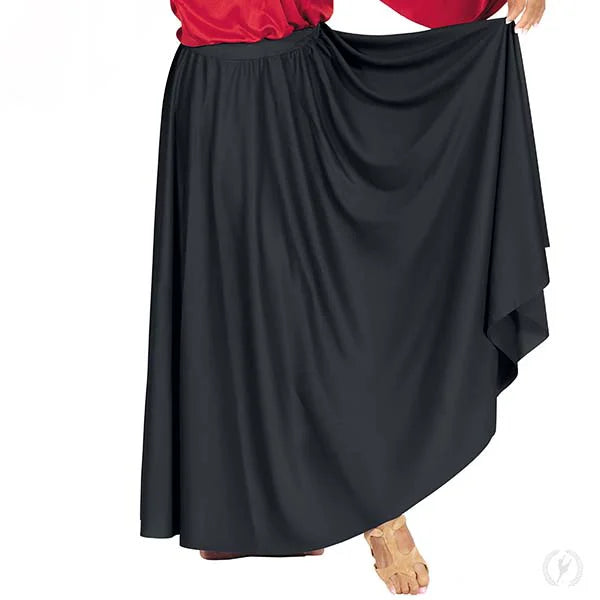 Womens Polyester Full Length Praise Skirt