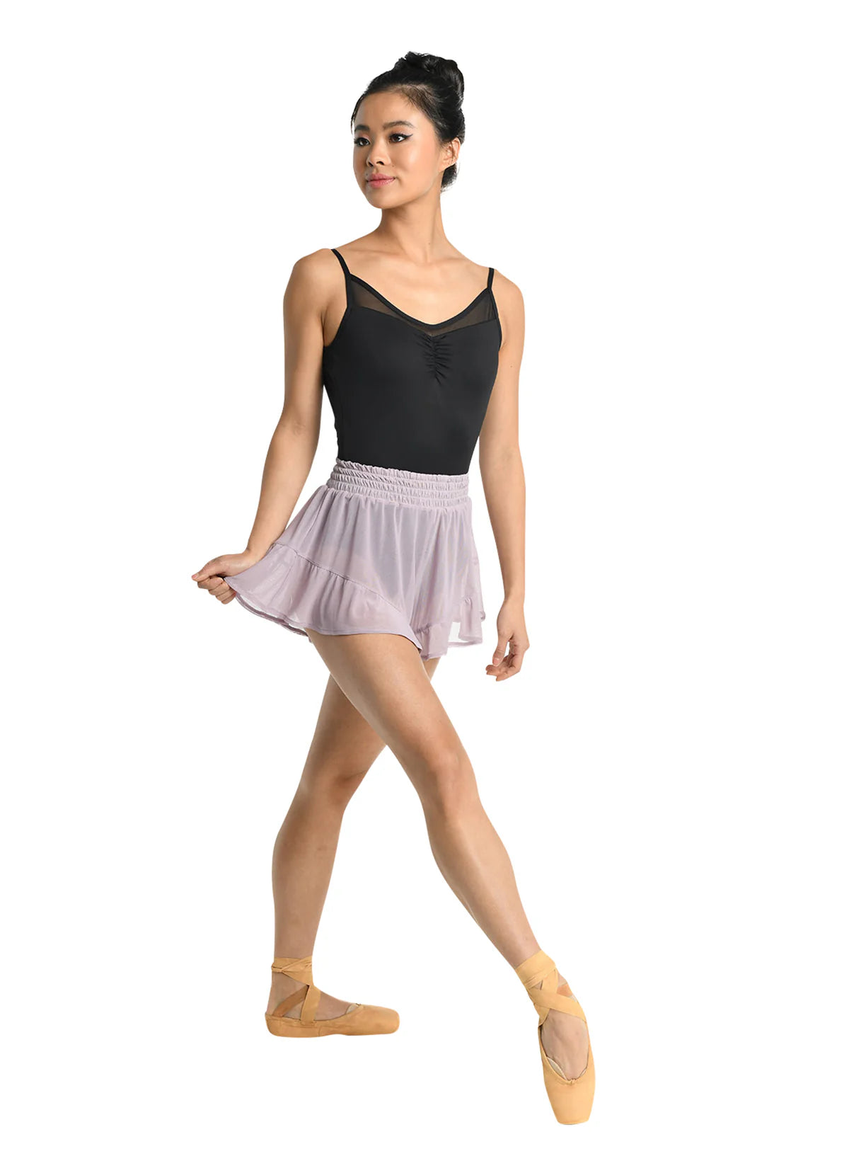 DanzNMotion Adult Lyric Mesh Short
