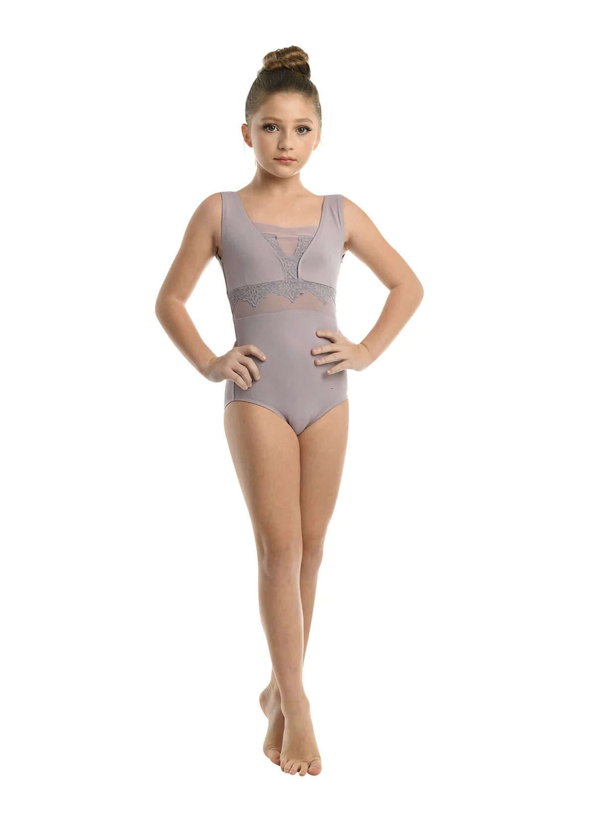 DanznMotion Scallop Lace Tank Leo Children