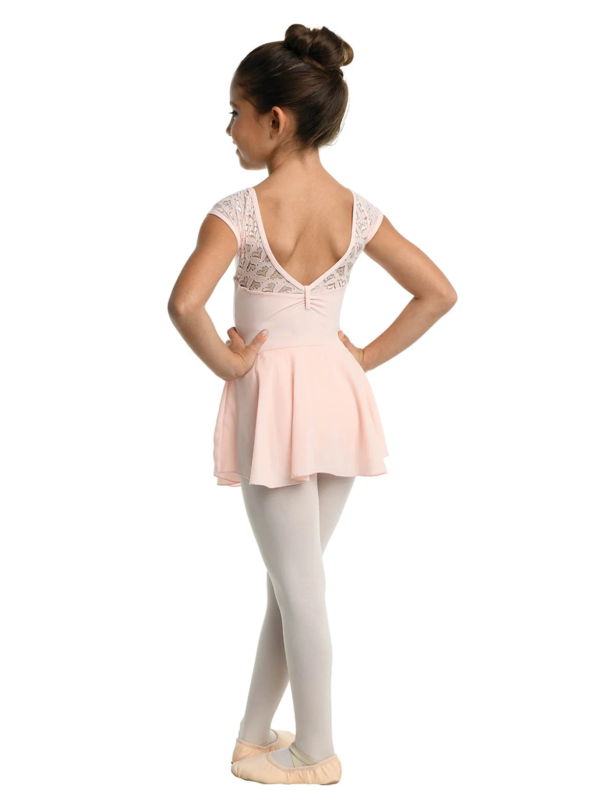 DanzNMotion Kids Nicole Cap Sleeve Dress