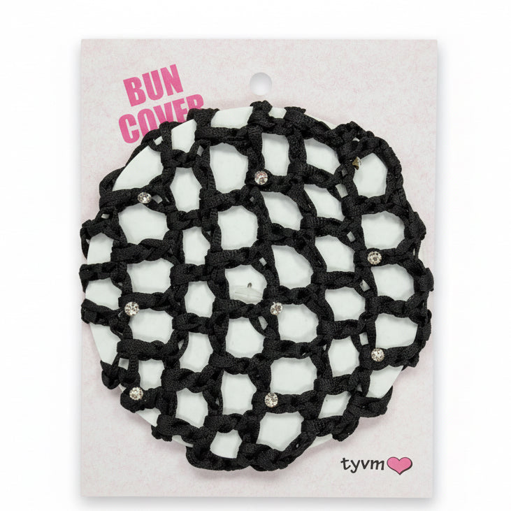 TYVM Crystal Braided Bun Cover 4”