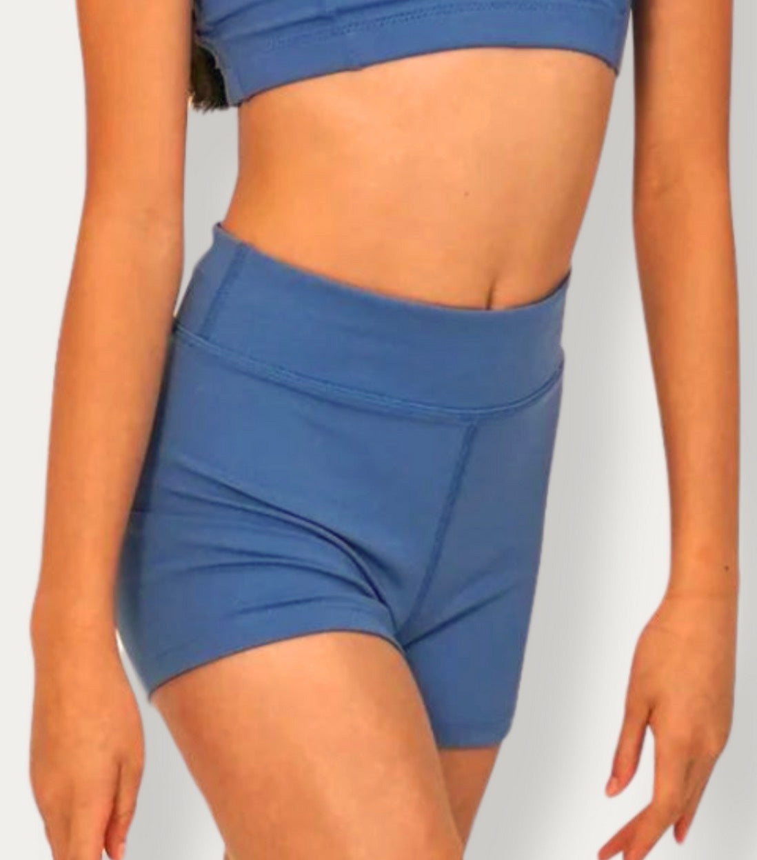 DanznMotion Kids High Waisted Booty Shorts