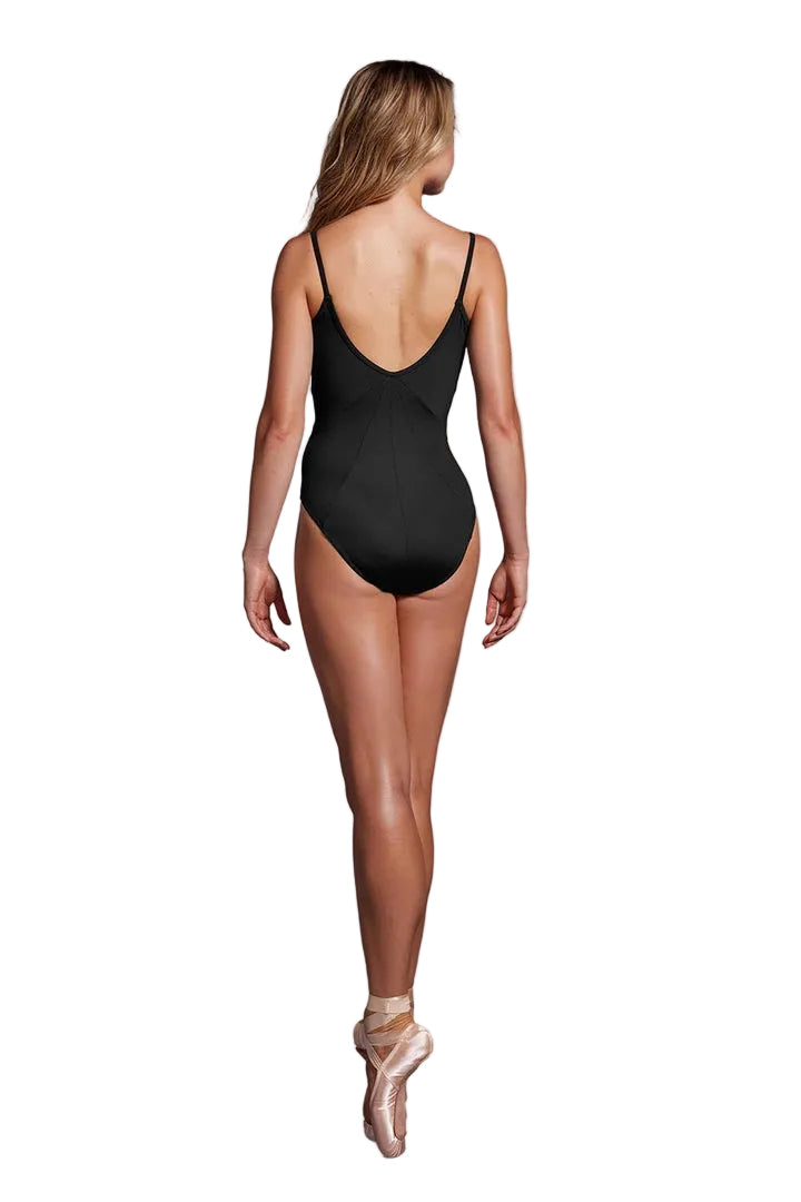 Bloch Adult Mirella Black Label Ruched V-Neck Leotard