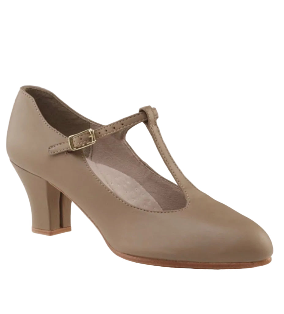 Capezio Women’s Leather T-Strap Character Shoe