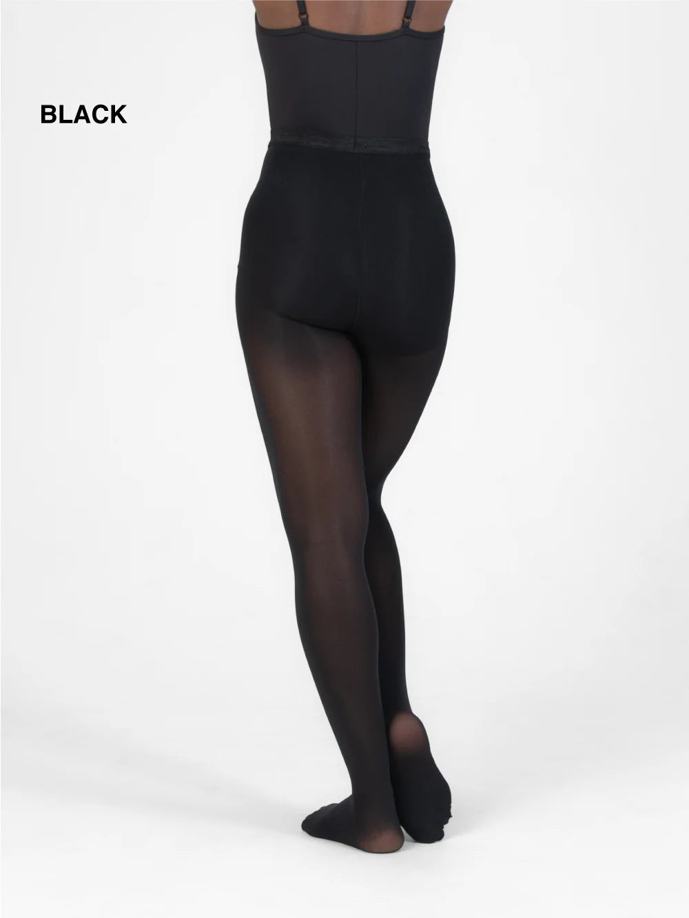 Body Wrappers TotalStretch Seamless Footed Tights Plus Size