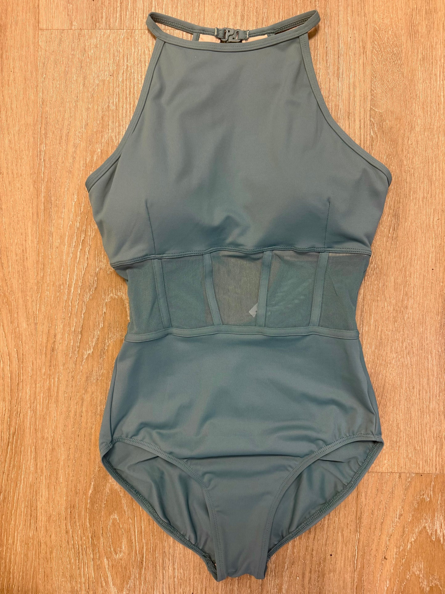 DanzNMotion Brigitte Halter Corseted Waist Leotard