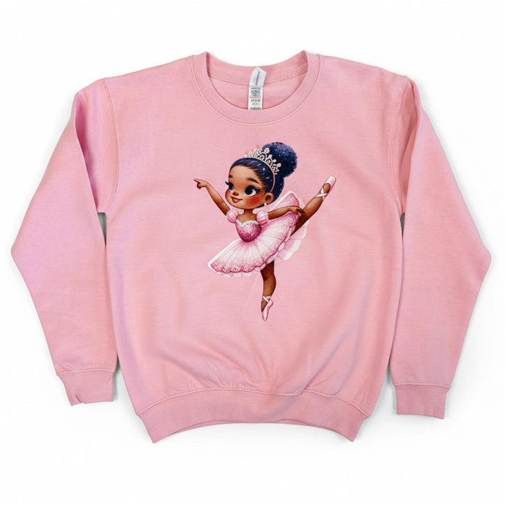 Girls Ballerina Sweatshirt