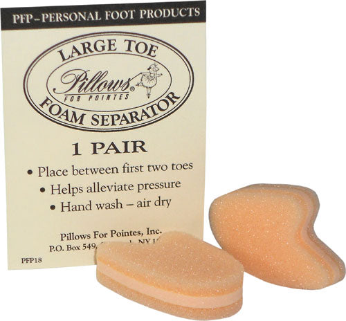 Pillows For Pointes Large Foam Toe Separator