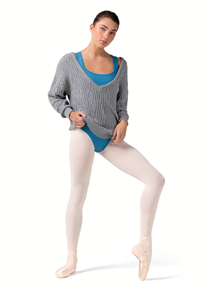 Bloch Adult Wide Neck Oversize Knit Sweater