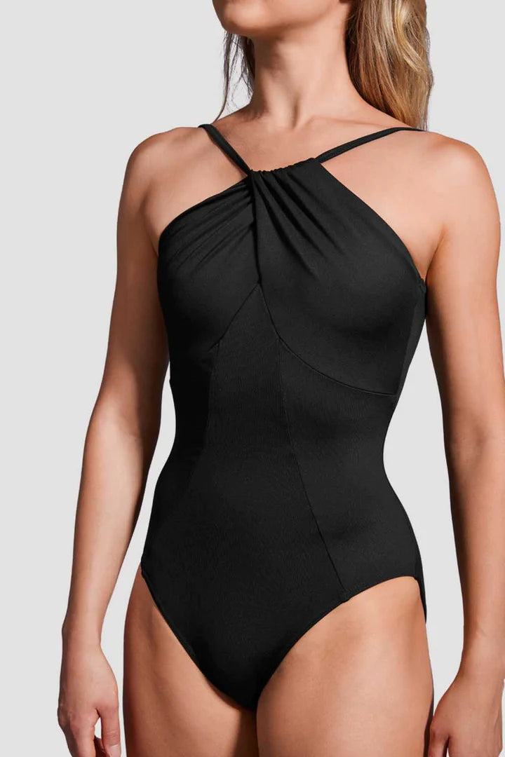 Bloch High Neck Low Scoop Cami Leotard