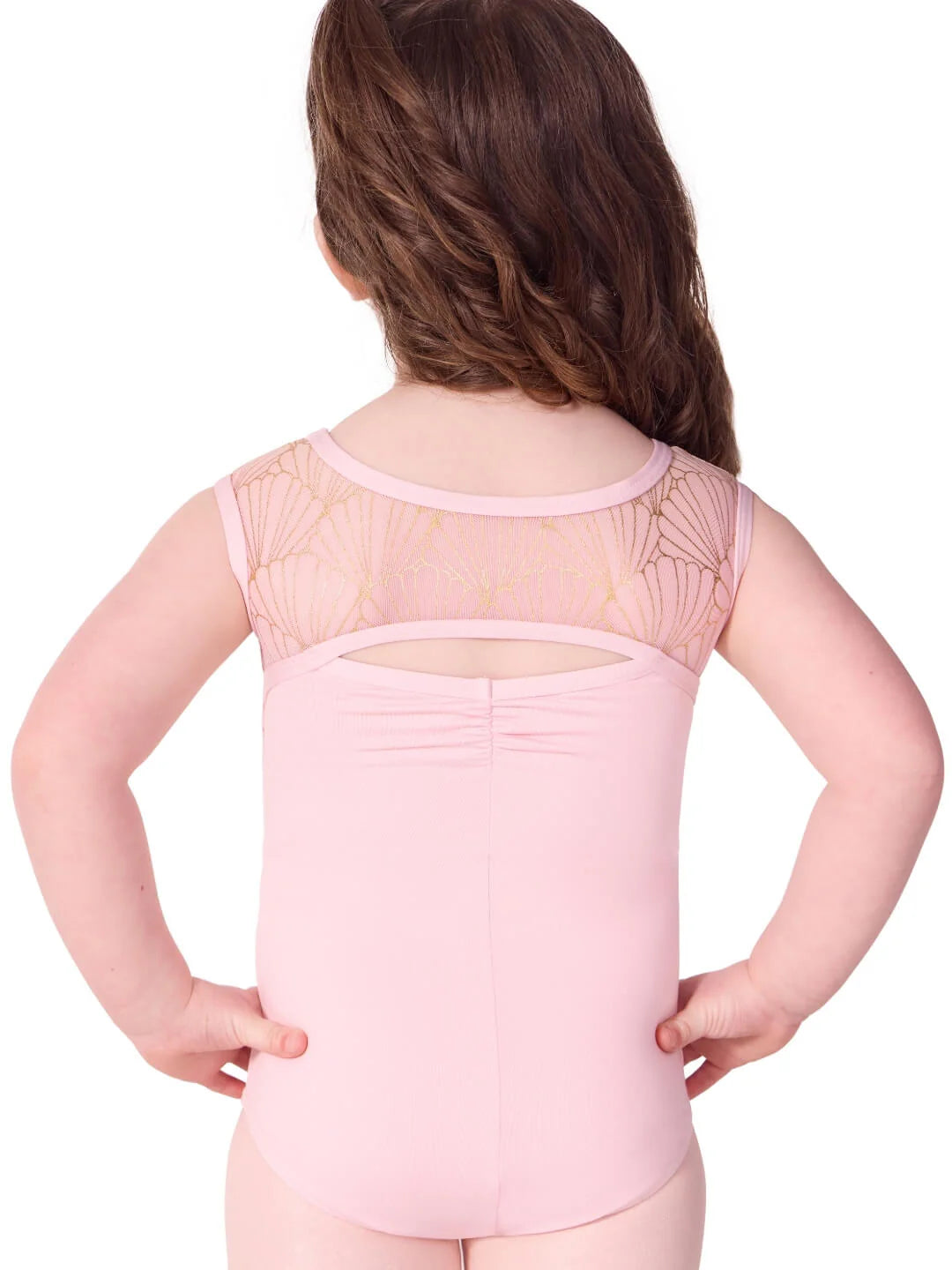 Capezio Kids Sea Star Pearl Cap Sleeve Leotard