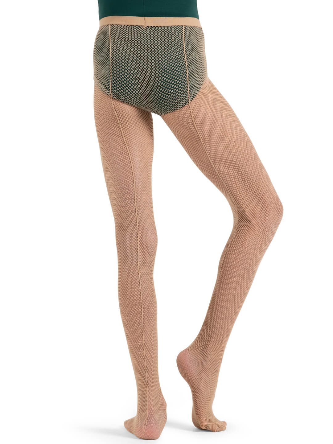 compression fish nets Capezio Studio Basics Seamed Fishnet Children's Tight