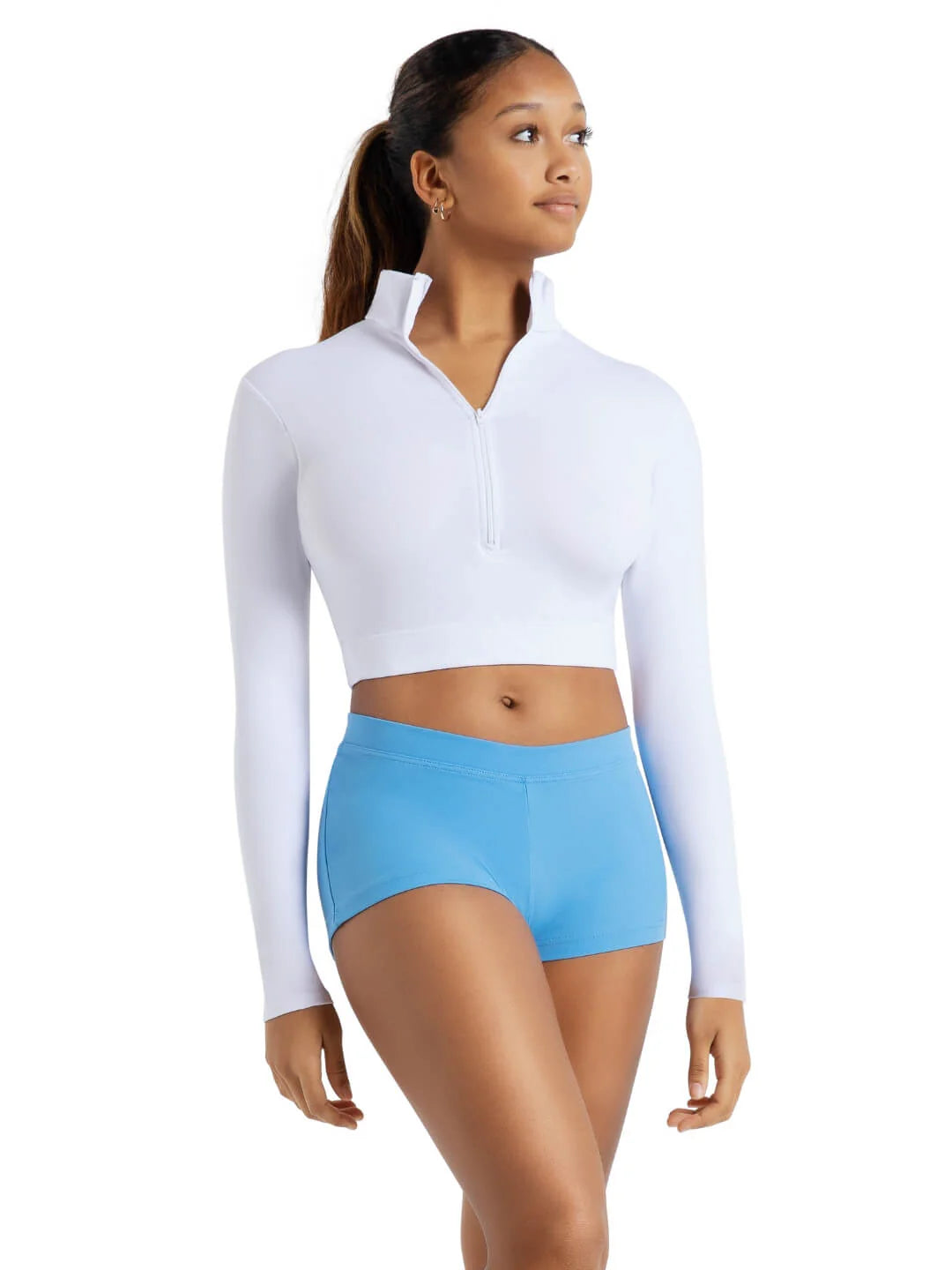 Capezio Adult Turtleneck Long Sleeve Crop