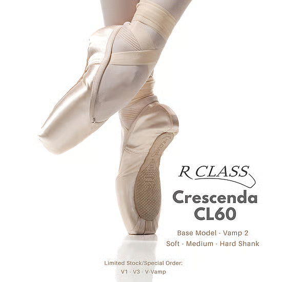 R Class Crescenda CL-60 Medium Shank Pointe Shoe
