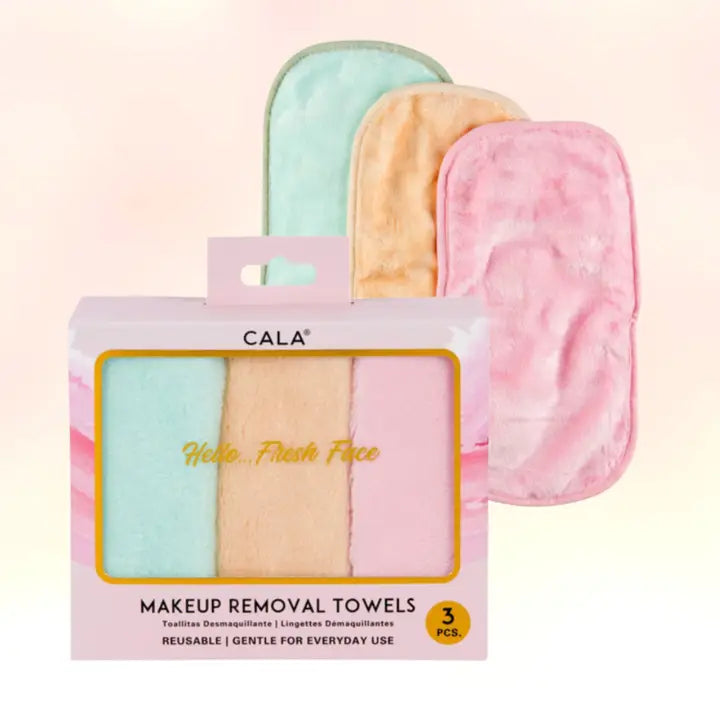 Cala Makeup Removal Microfiber Cleansing Facial Towels