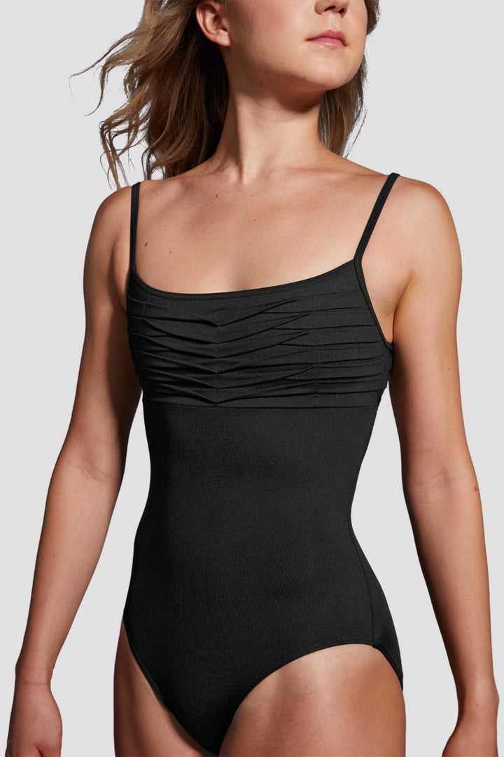 Bloch Adult Mirella Black Label Ruched Camisole Leotard