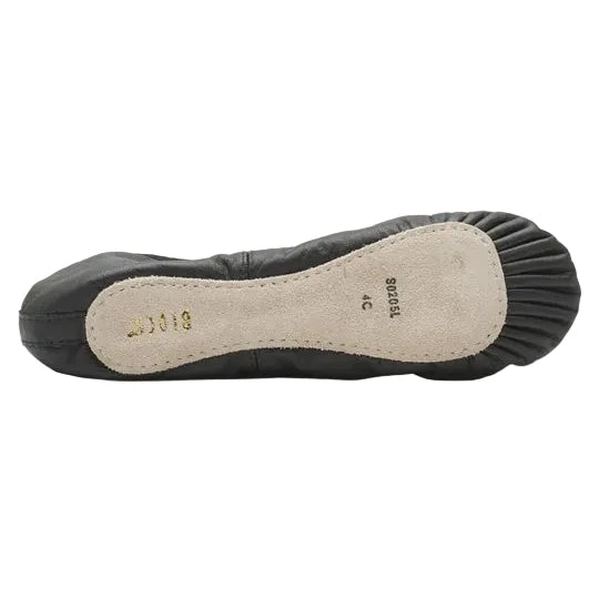 Bloch Dansoft Leather Full Sole Kids Ballet Shoe Black