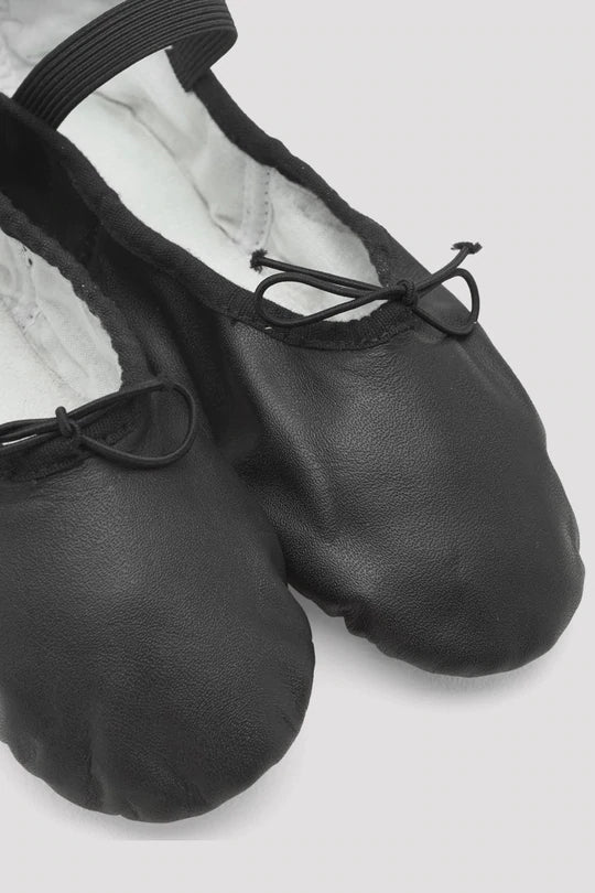 Bloch Dansoft Leather Full Sole Kids Ballet Shoe Black