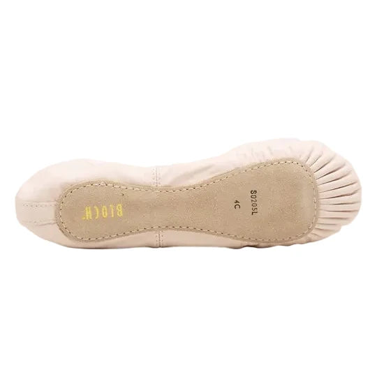 Bloch Adult Dansoft Leather Full Sole Ballet Shoe Pink