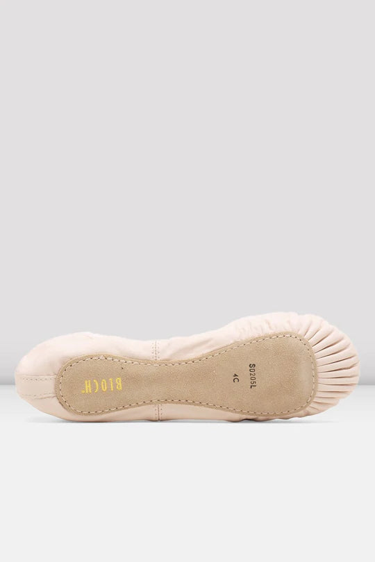 Bloch Dansoft Leather Full Sole Ballet Shoe Pink Children
