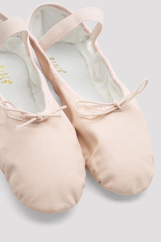 Bloch Dansoft Leather Full Sole Ballet Shoe Pink Children