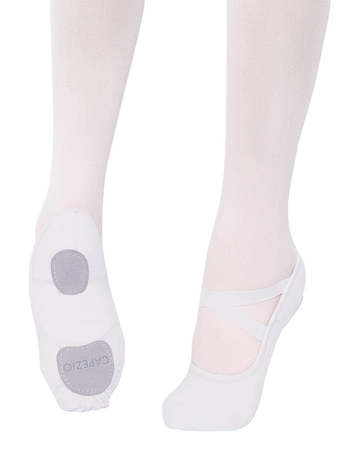 Capezio Hanami Canvas Ballet Shoe White