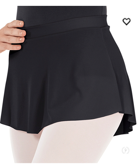 Eurotard High Low Pull On Mini Ballet Skirt