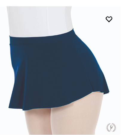 Eurotard High Low Pull On Mini Ballet Skirt