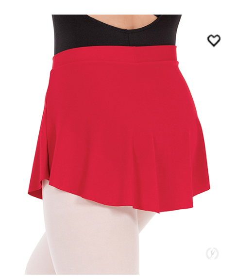 Eurotard High Low Pull On Mini Ballet Skirt