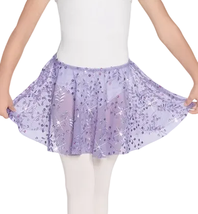 Eurotard Sequin Mesh Pull on Skirt Children