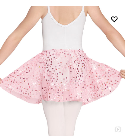 Eurotard Sequin Mesh Pull on Skirt Children