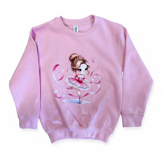 Girls Ballerina Sweatshirt