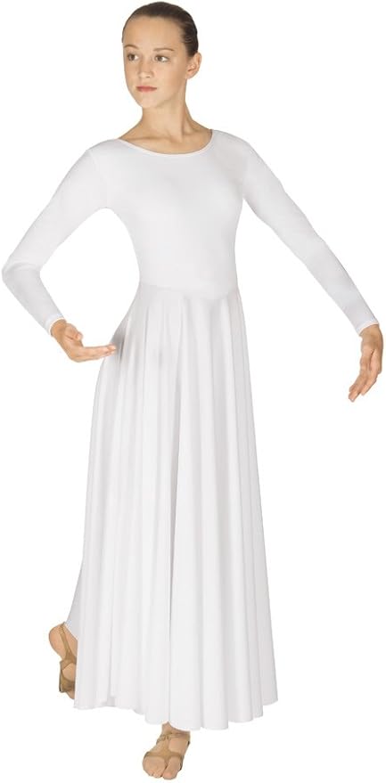 Polyester Long Sleeve Praise Dress