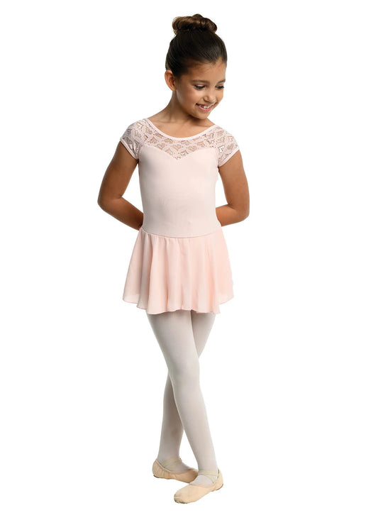 DanzNMotion Kids Nicole Cap Sleeve Dress