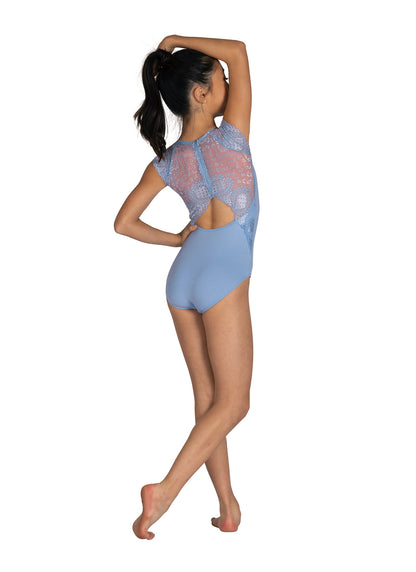 DanzNMotion Kids Audra Cap Sleeve Leotard