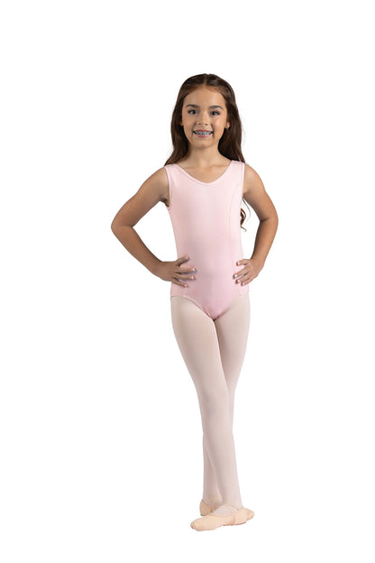 DanzNMotion Kids ARi V-Neck Tank Leotard