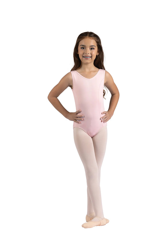 DanzNMotion Kids ARi V-Neck Tank Leotard