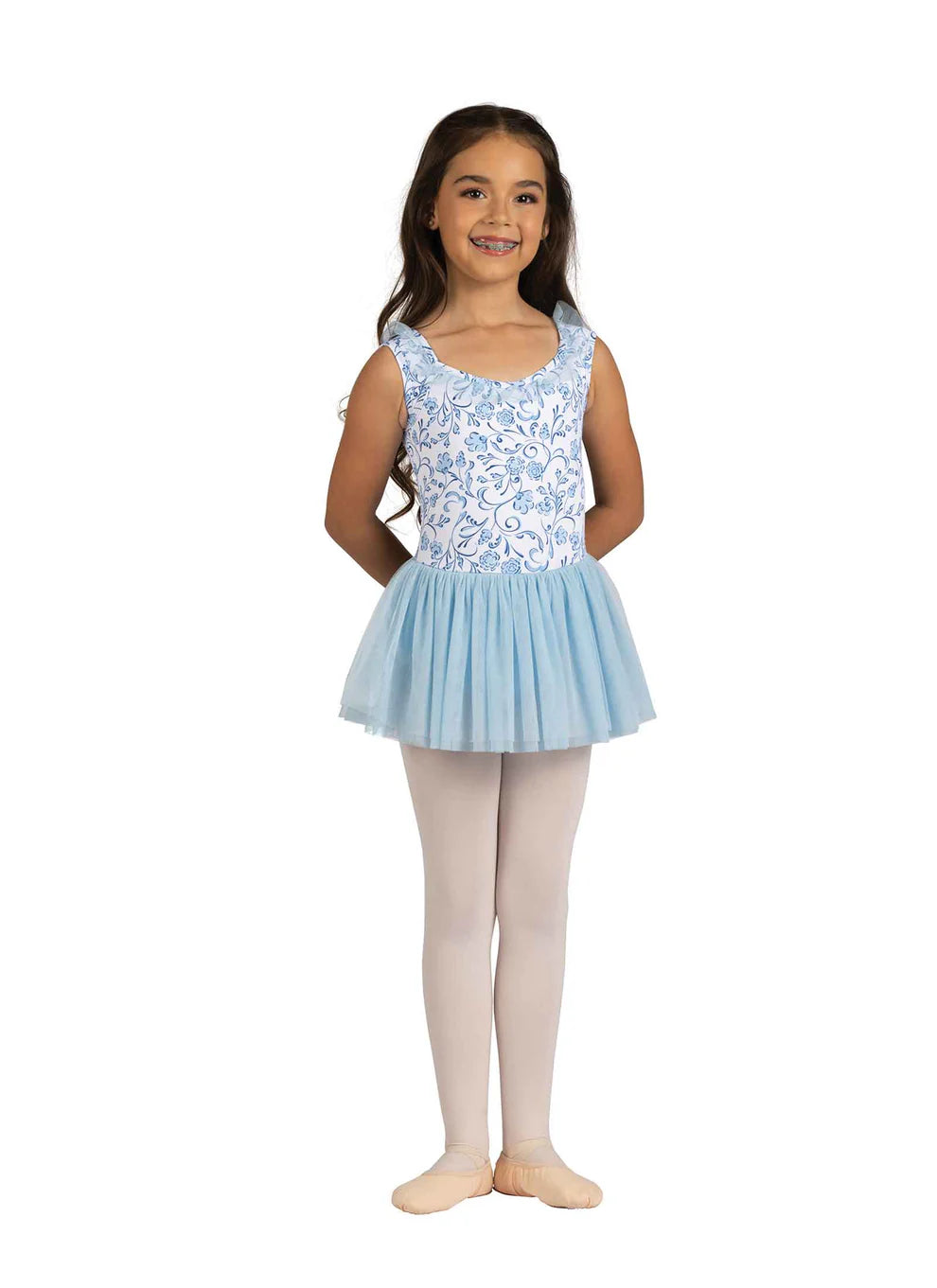 DanzNMotion Dianora Printed Kids Dress
