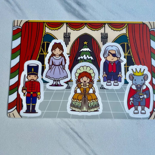 Denali & Co Nutcracker Character 5 Sticker Sheet