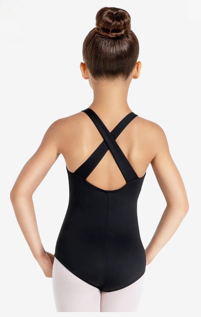 Capezio Girls Wide Strap Halter Leotard