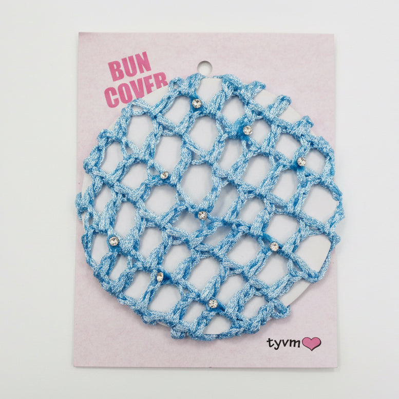 TYVM Crystal Braided Bun Cover 4”