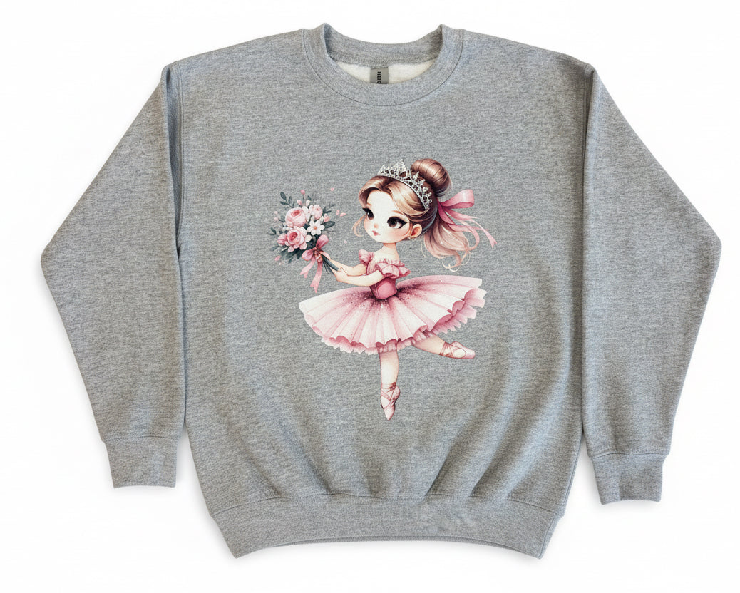 Girls Ballerina Sweatshirt