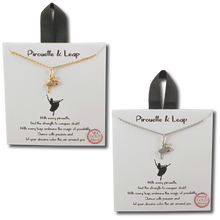  Thank You Very Much Message Card Ballerina Necklace