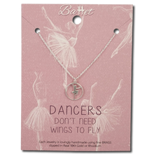  TYVM Cut Out Dancer in Circle Necklaces