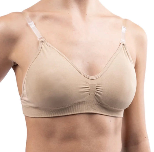 Silky Dance Clear Back Bra with Removable Padding