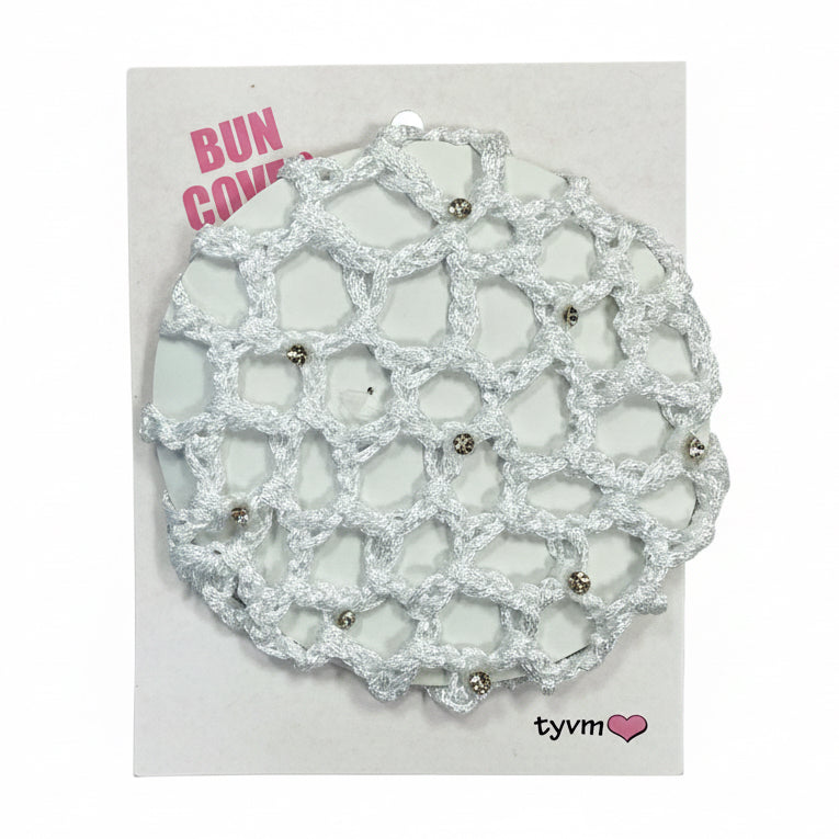 TYVM Crystal Braided Bun Cover 4”