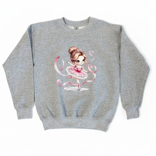 Girls Ballerina Sweatshirt