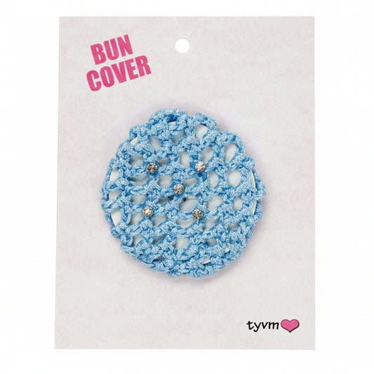 TYVM Crystal Braided Bun Cover 3”