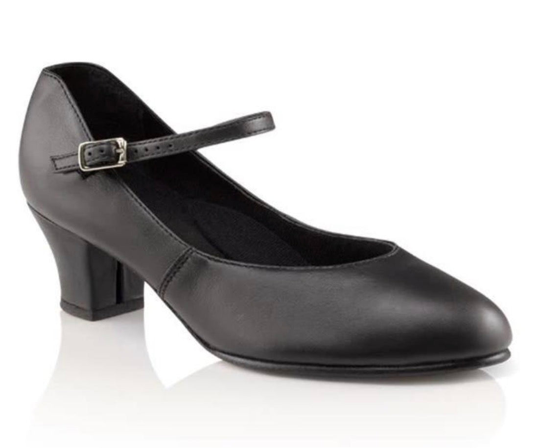 Capezio Women’s Jr. Footlight Leather 1.5"
