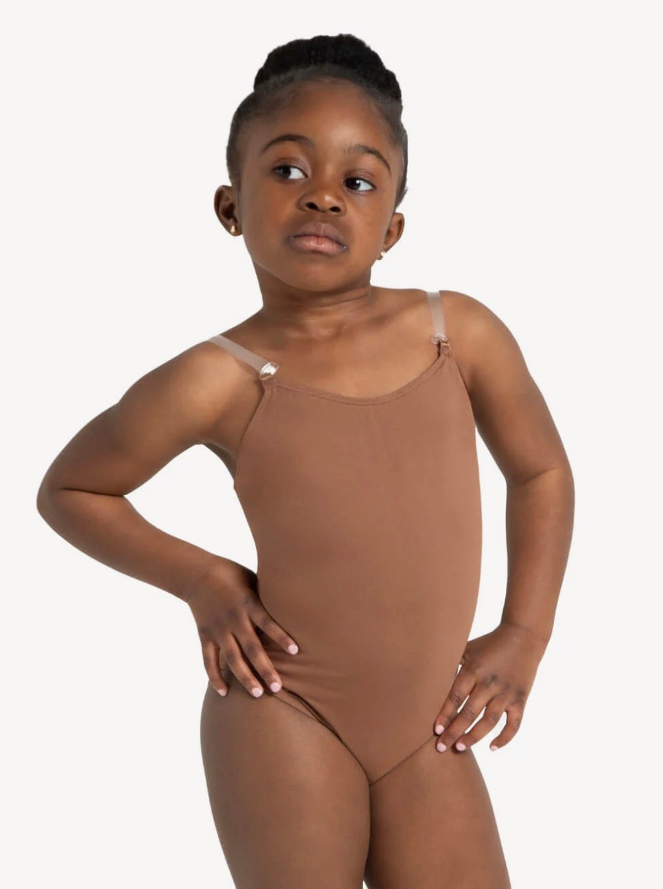 Camisole Leotard W/ Clear Adjustable Strap Children